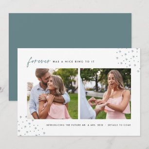 Starred Forever   2 Photo Engagement Announcement