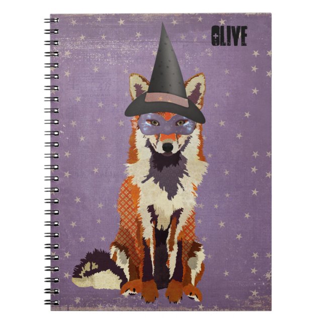 Starring Foxxy Witch Notebook (Front)