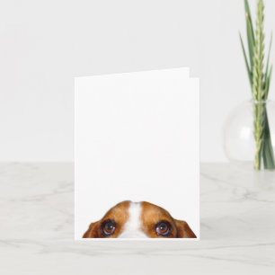 Starring Holmes, that loveable Basset Hound Card