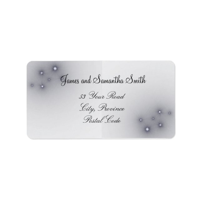 Starry Address Labels (Front)