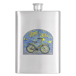 Starry Bike Hip Flask