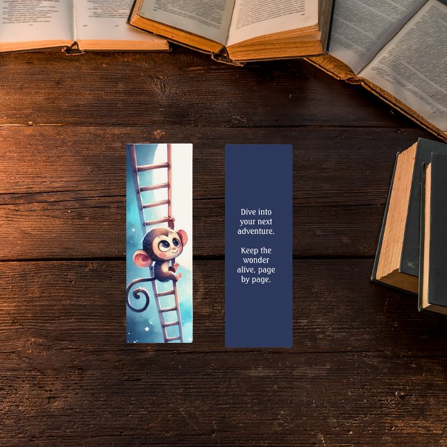 Starry Climb - Magical Adventure Bookmark Mini Business Card (Creator Uploaded)