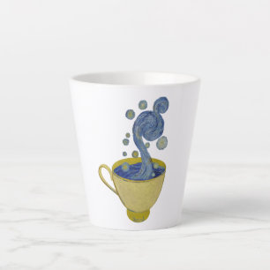 Starry Coffee, Starry Night - Vincent Van Gogh Latte Mug