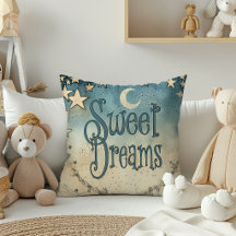 Starry Crescent Moon Sweet Dreams