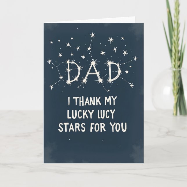 Starry Dad Illustration Card (Front)