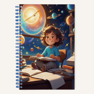 Starry Dreams: Kids Educational Notebook9 Notebook