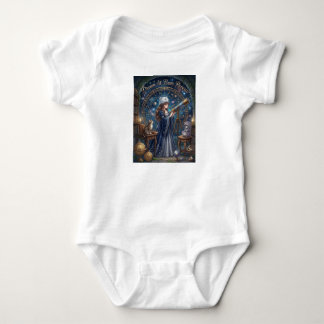 Starry Dreams: Magical Nursery & Kids Art Baby Bodysuit