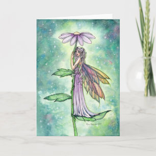 Starry Garden Spring Flower Fairy by Molly Harriso Card