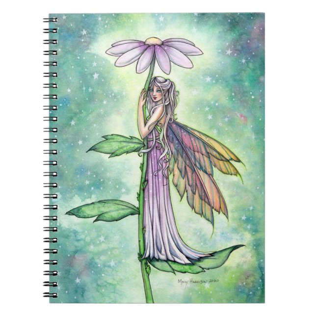 Starry Garden Watercolor Fairy Notebook (Front)