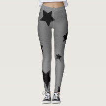 Starry gray leggings