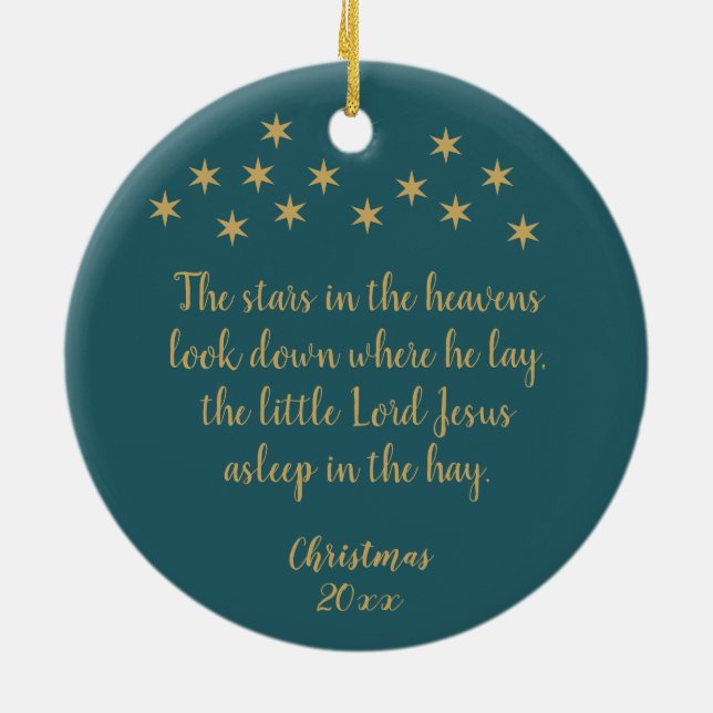 Starry Heavens (VVP 003) Ceramic Tree Decoration (Back)