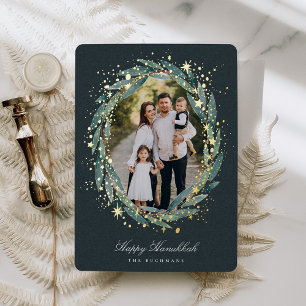 Starry Laurel Hanukkah Photo