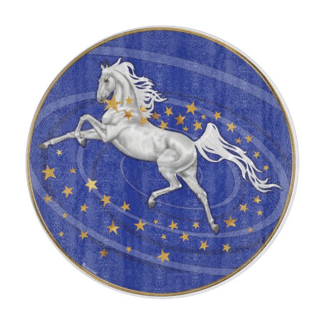 Starry Mare Glass Cutting Board (Front)