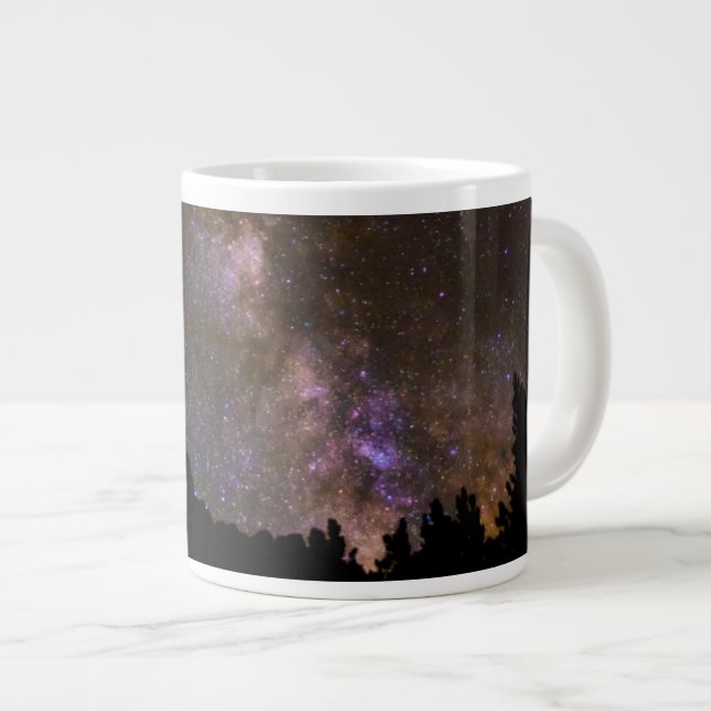 Starry Milky way, California Large Coffee Mug (Front Right)