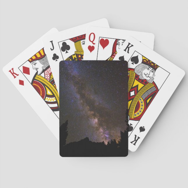Starry Milky way, California Playing Cards (Back)