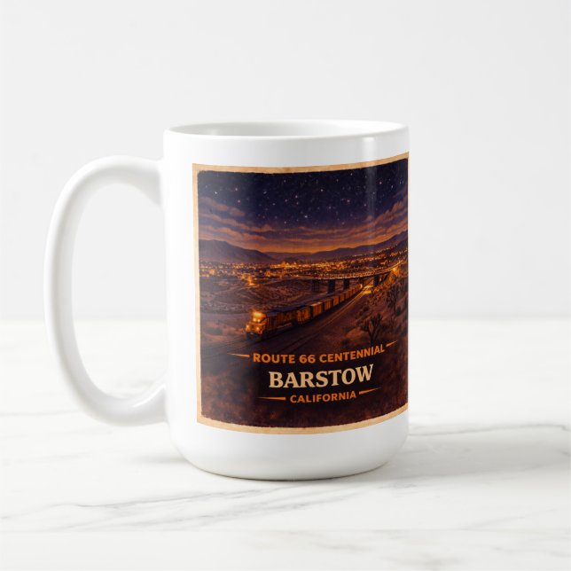 Starry Mojave Night Centennial Vessel Coffee Mug (Left)