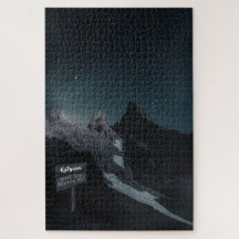 Starry Mountain Night Marriage Proposal Puzzle
