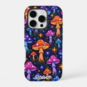 Starry Mushroom Field iPhone 16 Pro Case