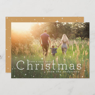 starry night 13 cm x 18 cm invitation card