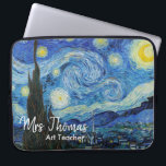 Starry Night 15" Neoprene Laptop Sleeve Customised<br><div class="desc">Starry Night 15" Neoprene Laptop Sleeve is perfect for teachers or anyone who appreciates art! Starry night was painted by Vincent van Gogh in 1889.
Also available in 13" Neoprene Laptop Sleeve.</div>