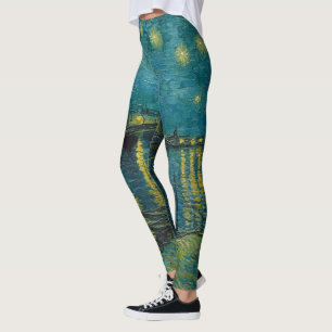 Starry Night, 1888 by Vincent van Gogh Leggings