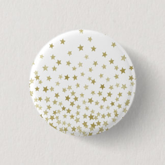 starry night 3 cm round badge