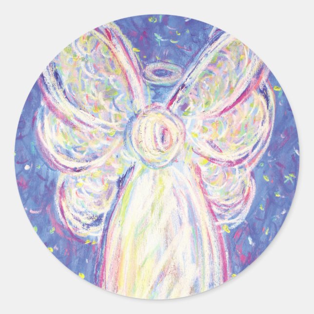 Starry Night Angel Art Decal Stickers (Front)