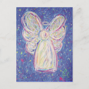 Starry Night Angel Postcard