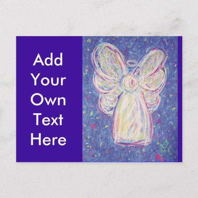Starry Night Angel Postcard (Front)