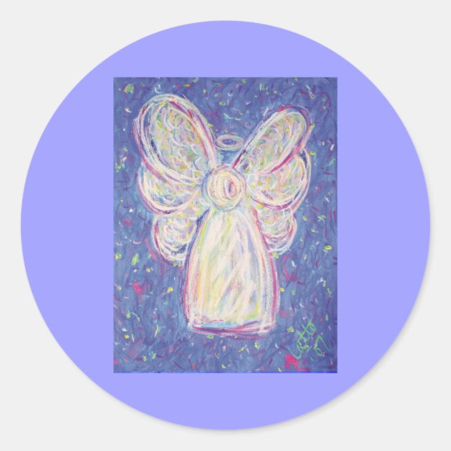 Starry Night Angel Sticker (Front)