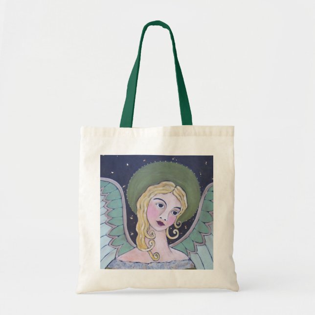 STARRY NIGHT ANGEL TOTE BAG (Front)