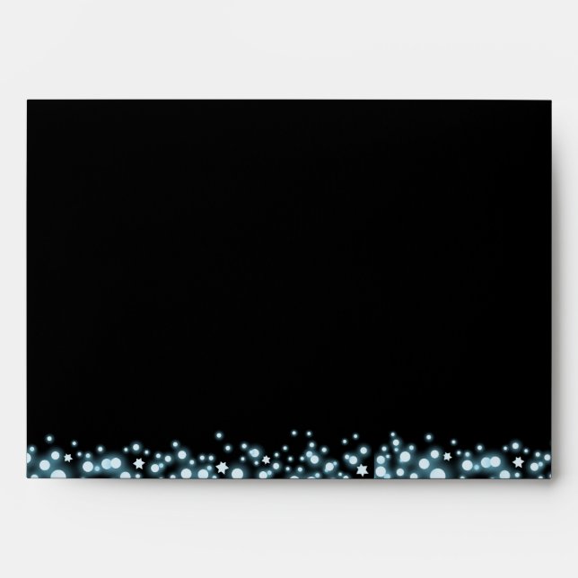 STARRY NIGHT Bar Bat Mitzvah Invitation Envelope (Front)