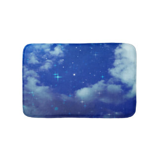 Starry Night Bath Mat | Celestial Memory Foam Rug