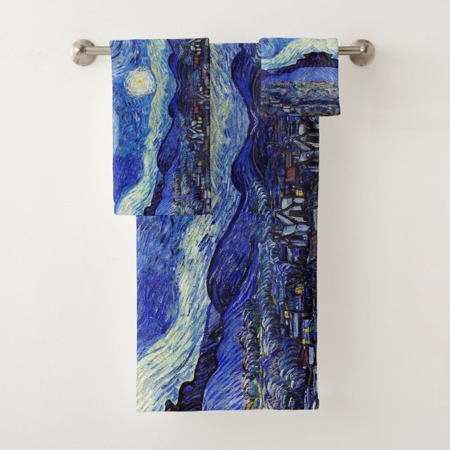 Starry Night Bath Towel Set (Insitu)