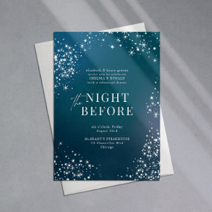 Starry Night Before Rehearsal Dinner Invitation