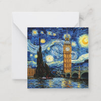 Starry Night Big Ben London England
