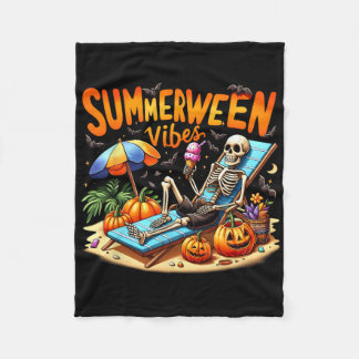 Starry Night Bigfoot Painting - Fun Sasquatch Grap Fleece Blanket