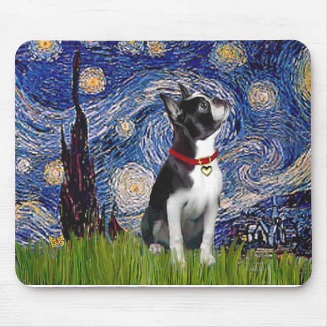 Starry Night - Boston T (2rc) Mouse Pad (Front)