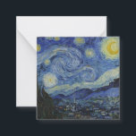 "Starry Night" by Van Gogh Card<br><div class="desc">This design features a very high resolution unaltered and unedited reproduction of Van Gogh's famous "Starry Night" painting.</div>