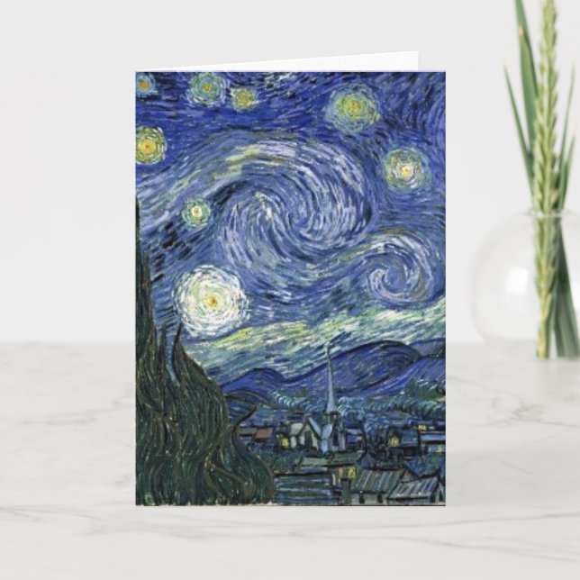 Starry Night by Van Gogh Card (Front)