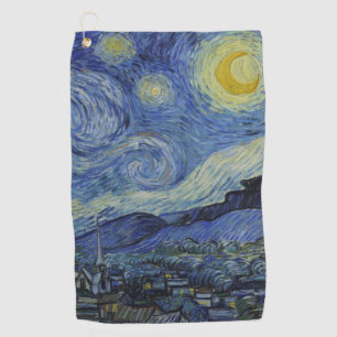 "Starry Night" by Van Gogh Golf Towel