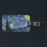 "Starry Night" by Van Gogh Luggage Tag<br><div class="desc">This design features a very high resolution reproduction of Van Gogh's famous "Starry Night" painting.</div>