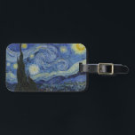 "Starry Night" by Van Gogh Luggage Tag<br><div class="desc">This design features a very high resolution unaltered and unedited reproduction of Van Gogh's famous "Starry Night" painting.</div>
