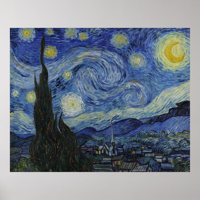 Starry Night by Van Gogh  Poster (Front)