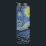 "Starry Night" by Van Gogh Thermal Tumbler<br><div class="desc">This design features a very high resolution unaltered and unedited reproduction of Van Gogh's famous "Starry Night" painting.</div>