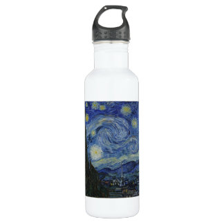 Starry Night by Vincent Van Gogh 710 Ml Water Bottle