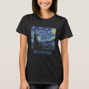 Starry Night by Vincent van Gogh Art Matters T-Shirt