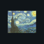Starry Night by Vincent Van Gogh Canvas Print<br><div class="desc">Vincent Van Gogh's Starry Night. 1889 Oil on Canvas. Museum of Modern Art,  New York City</div>