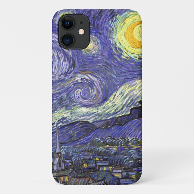 Starry Night by Vincent van Gogh Case-Mate iPhone Case (Back)