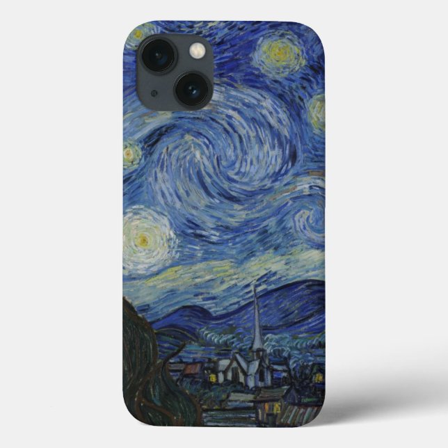 Starry Night by Vincent Van Gogh Case-Mate iPhone Case (Back)